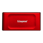 Kingston XS1000 - SSD - 1 TB - esterno (portatile) - USB 3.2 Gen 2 (USB-C connettore) - rosso