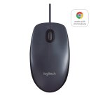 Logitech B100 mouse ottico 800dpi USB Nero