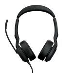 Jabra Evolve2 50 MS Stereo - Cuffie con microfono - over ear - cablato - eliminazione rumore attivata - USB-A - nero - Zoom Certificato, Certificato per i team Microsoft, Cisco Webex Certified, Certificato Alcatel-Lucent, Certificato Unify, Certifica