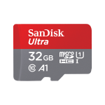 SanDisk Ultra - Scheda di memoria flash (adattatore microSDHC per SD in dotazione) - 32 GB - A1 / UHS-I U1 / Class10 - UHS-I microSDHC