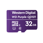 WD Purple SC QD101 WDD032G1P0C - Scheda di memoria flash - 32 GB - UHS-I U1 / Class10 - microSDHC - viola