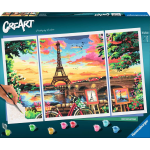 Ravensburger Art & Craft - CreArt - Trittico Paris Reflections