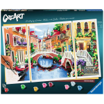 Ravensburger Art & Craft - CreArt - Trittico Venetian Dreams