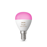 Philips Hue White and Color Ambiance Lustre - Lampadina LED - forma: P45 - E14 - 5.1 W - classe F - 16 milioni di colori - 2000-6500 K