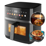 CECOTEC CECOFRY&GRILL DUOHEAT 8000 FRIGGITRICE AD ARIA 8.0 LT FINESTRA E DISPLAY COLORI