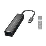 3-PORT USB 3.0 HUB WITH CARD READER