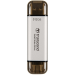 512GB EXTSSD USB10GBPS TYPEC/A SILV