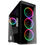 Kolink Horizon ARGB Middle Tower Vetro Temperato No-Power minITX/mATX/ATX