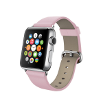 CINTURINO LEATHER APPLE WATCH/2/3/4/5/6/SE 38 MM. PINK