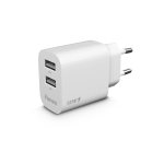 CARICATORI DA RETE CARICA DA RETE 2 USB 12W WHITEÂ°