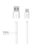 CAVI CAVO USB MICRO-USB 12W 1,5 MT. WHITE