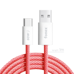 CAVI CAVO USB \ TYPE-C 60W 1 MT FABRIC RED