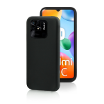 COVER E CUSTODIE CUST. TPU BLACK 0,6 MM. PER XIAOMI REDMI 10C BLACK