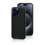 COVER E CUSTODIE CUST. TPU BLACK 0,6 MM. PER APPLE IPH 15 PRO BLACK