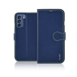 COVER E CUSTODIE CUST. BOOK IDENTITY PER SAMSUNG GALAXY S21 FE BLUE