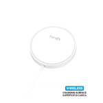 CARICATORI WIRELESS CARICABATTERIA WIRELESS 15W PER APPLE IPH SERIE 12 / 13 / 14 / 15 WHITE