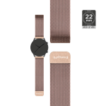 CINTURINO ENERGYFIT MAGLIA MILANESE SQ22/ST30G 22MM ROSE GOLD