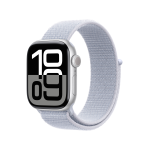 Apple Watch Series 10 GPS 42mm Argento Cassa Alluminio con Cinturino Sport Loop Nuvola Blu