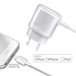 TRAVEL CHARGER LIGHTNING 1A/5W WH