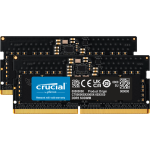 Crucial - DDR5 - kit - 16 GB: 2 x 8 GB - SO DIMM 262-pin - 5600 MHz / PC5-44800 - CL46 - 1.1 V - on-die ECC - nero