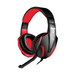 CUFFIE GAMING MULTIMEDIALI ROSSE