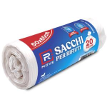 RMove 1Rotolo da 20 Sacchi Rifiuti 50x60cm Trasparenti