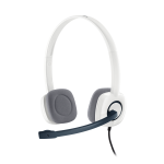 LOGITECH CUFFIE STEREO H150 COCONUT CON MICROFONO BIANCO 981-000350