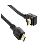 TECNO CAVO HDMI 10 METRI TERMINALI ORO CON UNO CURVO SUPPORTA 4K