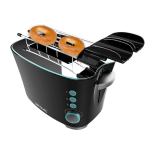 CECOTEC TOAST DOUBLE B TOSTAPANE CON PINZE 7 LIVELLI + RACC. BRICIOLE NERO