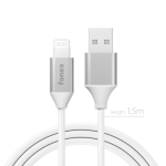 CAVI CAVO USB \ LIGHTNING 15W 1,5 MT. METAL WHITE