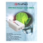 ProPart Carica Batterie 35W 2 Output USB-C