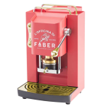 FABER MACCHINA DA CAFFE' A CIALDE PRO DELUXE CHERRY RED