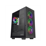 CASE ATX NOUA UTOPIA F501 BK 4 FAN ARGB