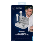 CELLY BUZ 1TRUE WIRELESS AURICOLARI BLUETOOTH CON BOX DI RICARICA BIANCO