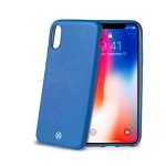 CELLY iPHONE X/XS COVER IN TPU EFFETTO OPACO BLU