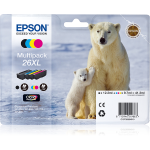 EPSON MULTIPACK 26 XL CARTUCCE CIANO+GIALLO+MAGENTA+NERO