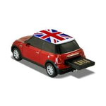 CHIAVETTA USB REDLINE MINI COOPER S BANDIERA UK 2.0 16GB COLORE RED