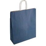 FLORIO SHOPPER SEALING IN CARTA 44X14X50 CM BLU CONF 25 Pz.