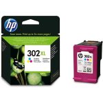 HP 302XL CARTUCCIA XL MULTICOLOR GIALLO/CIANO/MAGENTA PER STAMPANTI HP DDESKJET/OFFICEJET 330 PAG