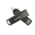 SANDISK IXPAND LUXE CHIAVETTA 64 GB, 1 X LIGHTNING 1 X USB TIPO-C GRIGIO