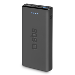 SBS POWER BANK 10.000 MAH EXTRA SLIM CON DUE PORTE USB 2.1A INTELLIGENT CHARGE PROMO TOP SBS