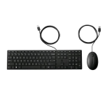 HP 320MK KIT TASTIERA USB LAYOUT ITALIANO + MOUSE USB NERO