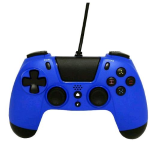 GIOTECK VX4 PS4 PC GAMEPAD CON CAVO BLUE