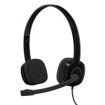 LOGITECH 981-000589 H151 HEADSET CUFFIE + MICROFONO STEREO JACK 3.5MM NERO