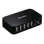 D-LINK DUB-H7 HUB A 7 PORTE USB 2.0 COLORE NERO