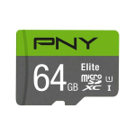 PNY ELITE 64GB MICRO SDXC CLASSE 10 UHS + ADATTATORE SD