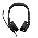 JABRA EVOLVE2 50 MS STEREO CUFFIE CON MICROFONO ON-EAR BLUETOOTH ELIMINZAZIONE DEL RUMORE USB-A CERTIFICATO PER ZOOM ITEAM MICROSOFT