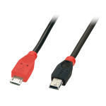 Lindy Cavo USB Micro-B a Mini-B OTG,0.5m