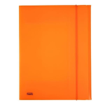 CARTELLINA ELASTICO NEON 24X33 ARANCIO